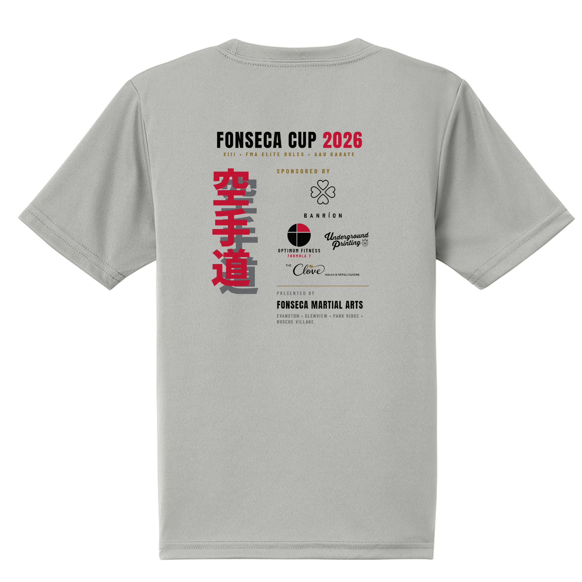 Fonseca Cup 2026 T-shirt back